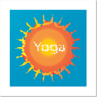 Sun Hot Yoga Posters and Art